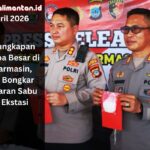 Polisi Banjarmasin tangkap pelaku SN, sita sabu 44,58 gram dan ekstasi. Kasus ini ungkap jaringan lokal peredaran narkoba di kota.