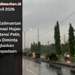 Cuaca Kalimantan 28 April 2026 didominasi hujan dan petir. BMKG imbau warga waspada banjir, angin kencang, dan gangguan aktivitas harian.