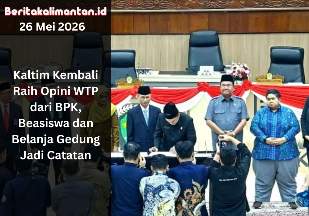 Pemprov Kaltim kembali raih opini WTP dari BPK, namun catatan soal beasiswa dan belanja gedung tetap jadi perhatian.