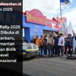 Banua Rally 2026 resmi dibuka di Banjarbaru, menguatkan posisi Kalsel sebagai tuan rumah reli nasional menuju level internasional.