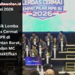 Polemik LCC MPR di Kalimantan Barat mencuat usai penilaian juri dipersoalkan. MPR minta maaf dan menonaktifkan juri serta MC lomba nasional.