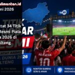 TVRI Kalteng mencatat 34 titik nobar resmi Piala Dunia 2026 melalui program Bola Gembira yang tersebar di sejumlah daerah.