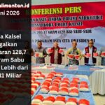 Polda Kalsel gagalkan peredaran 128,7 kg sabu senilai Rp231 miliar dan amankan lima tersangka jaringan lintas provinsi.