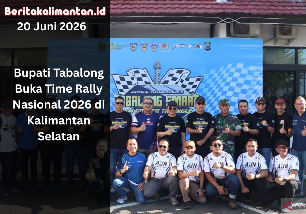 Bupati Tabalong membuka Time Rally Nasional 2026 di Kalimantan Selatan, diikuti pembalap lokal dan peserta luar daerah dalam ajang otomotif bergengsi.