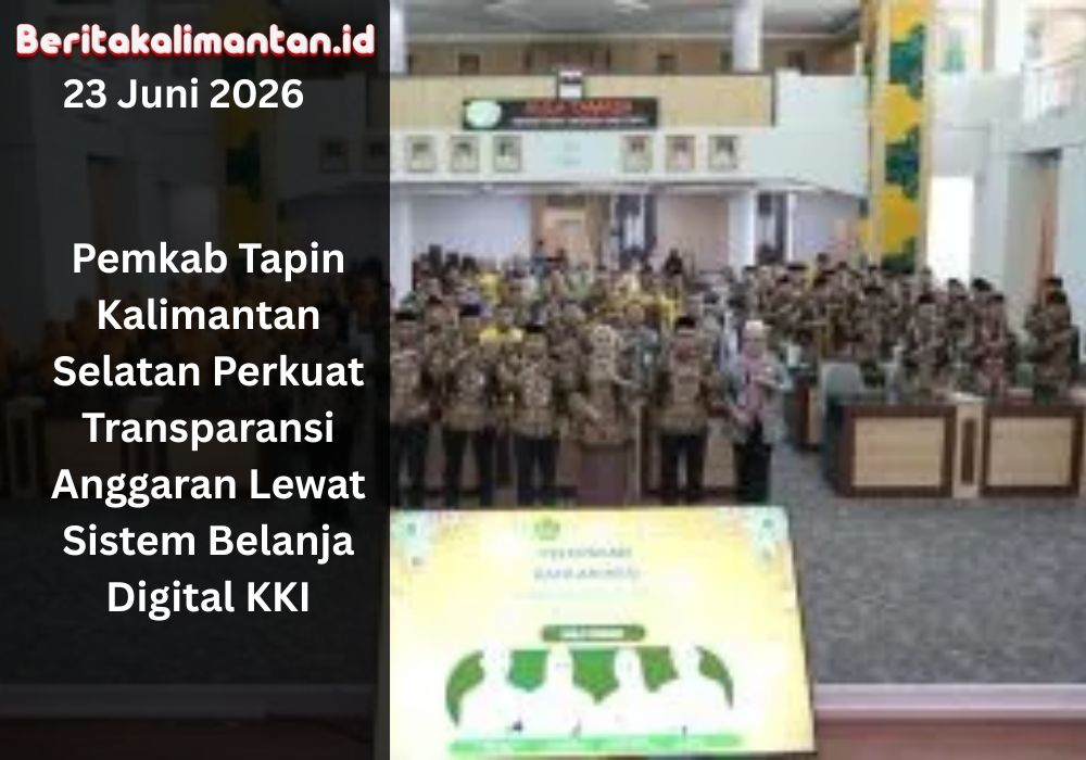 Pemkab Tapin Kalimantan Selatan memperkuat transparansi anggaran lewat sistem belanja digital KKI agar transaksi daerah lebih efisien dan akuntabel.