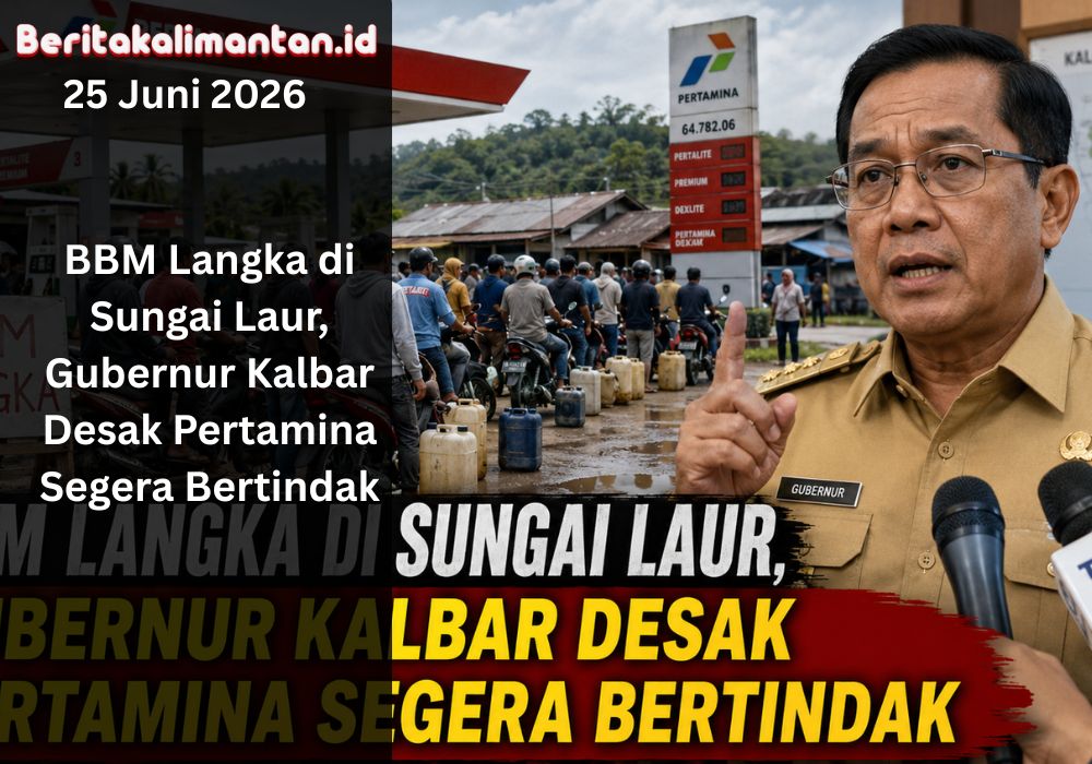 Meta Deskripsi:Gubernur Kalbar desak Pertamina percepat pasokan BBM ke Sungai Laur agar mobilitas warga dan ekonomi lokal kembali berjalan normal.