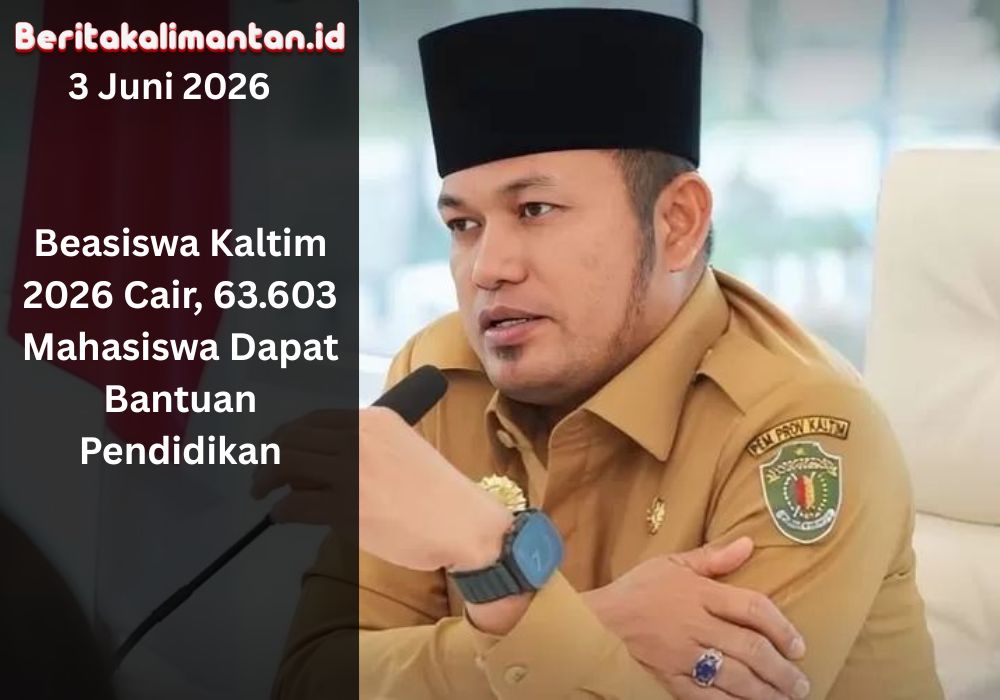 Beasiswa Kaltim 2026 cair Rp288,5 miliar untuk 63.603 mahasiswa melalui program Gratispol guna mendukung akses pendidikan tinggi.