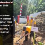Peringatan Hari Krida Pertanian di Tabalong, Kalimantan, diwarnai penanaman pohon untuk mendukung pertanian berkelanjutan dan lingkungan.
