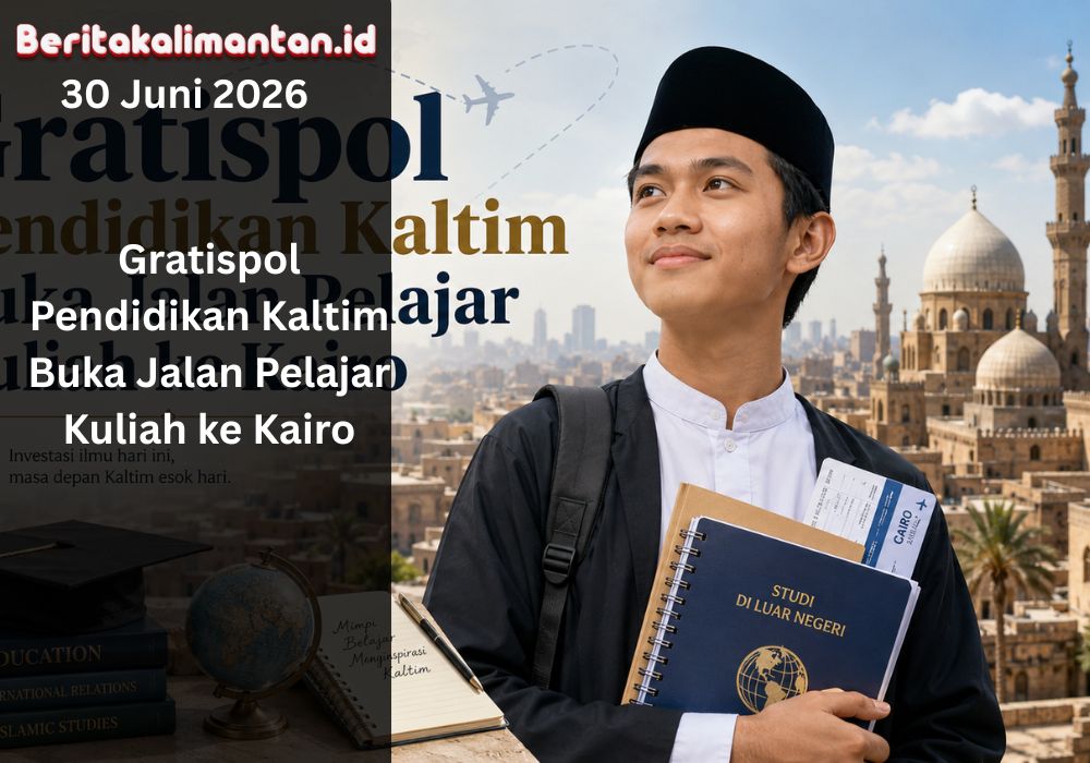 Pemprov Kaltim buka peluang pelajar kuliah ke Kairo lewat Gratispol Pendidikan, termasuk bantuan biaya untuk mendukung pendidikan luar negeri.
