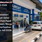 Kalimantan Tengah menggelar pemutihan pajak kendaraan selama Juli 2026 untuk membantu warga melunasi pajak dan menertibkan administrasi kendaraan.