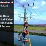 Rasio desa berlistrik di Kalsel dan Kalteng mencapai 93,17 persen. PLN terus memperluas jaringan listrik hingga wilayah pelosok.