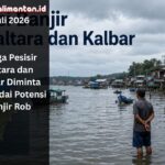 BMKG memperingatkan potensi banjir rob di Perairan Tarakan, Kalimantan Utara, dan sebagian bantaran Sungai Kapuas, Kalimantan Barat, pada 18 Juli 2026.