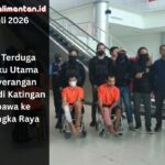 Tiga terduga pelaku utama penyerangan polisi di Katingan dibawa ke Palangka Raya untuk menjalani pemeriksaan lanjutan oleh Polda Kalimantan Tengah.