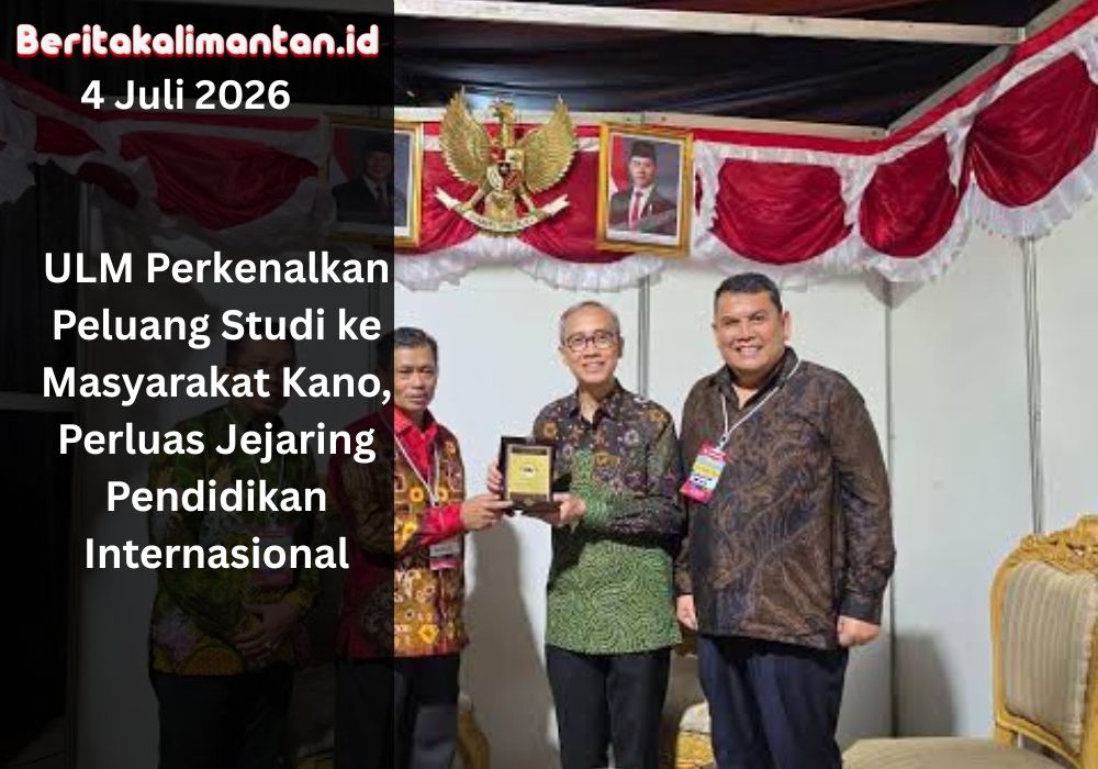 ULM memperkenalkan peluang studi kepada masyarakat Kano, Nigeria, melalui Indonesia–Kano Expo 2026 untuk memperkuat jejaring pendidikan internasional.